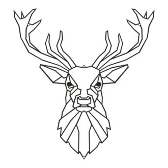 Διακοσμητικό τοίχου Stagio pakooworld μαύρο μεταλλικό 40x1,5x40εκ