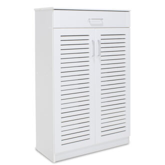 Alternative view of Παπουτσοθήκη-ντουλάπι SANTE pakoworld 20 ζεύγων σε λευκή απόχρωση 80x37x123εκ