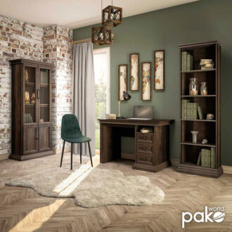 Alternative view of Γραφείο εργασίας Mozart pakoworld με συρτάρια χρώμα καρυδί 121x60x78εκ