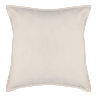 Μαξιλάρι διακοσμητικό Glober pakoworld ύφασμα σε ιβουάρ απόχρωση 45x45εκ