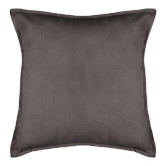 Μαξιλάρι διακοσμητικό Derfon pakoworld ύφασμα σε ανθρακί απόχρωση 55x55εκ