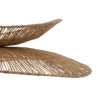 Alternative view of Φωτιστικό οροφής Nestor pakoworld Ε27 σε φυσική απόχρωση Φ69.5x9εκ