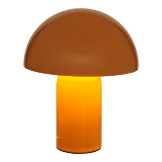 Alternative view of Επιτραπέζιο φωτιστικό Mushi pakoworld μέταλλο σε κίτρινη απόχρωση Φ20x24,5εκ