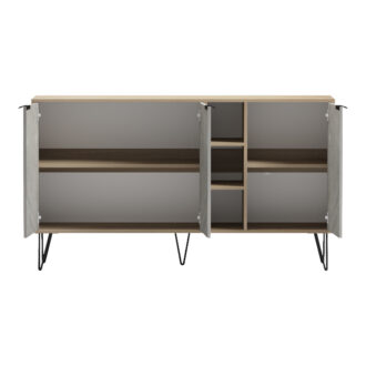 Alternative view of Μπουφές Balain pakoworld sonoma-γκρι μπεζ όψη μαρμάρου 142x35.5x83εκ