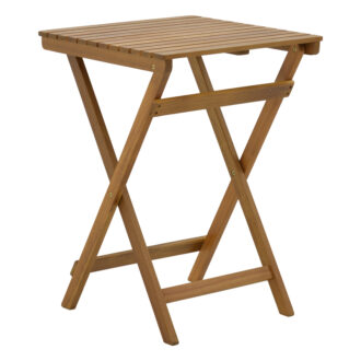 Alternative view of Τραπεζαρία Bistrual-Lazio pakoworld σετ 3τεμ πτυσσόμενο φυσικό μασίφ ξύλο ακακίας 50x50x70εκ