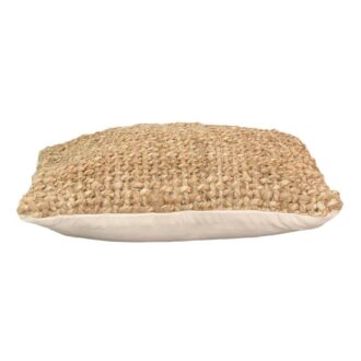 Alternative view of Μαξιλάρι Petron Inart φυσικό γιούτα 45x45x12.5εκ