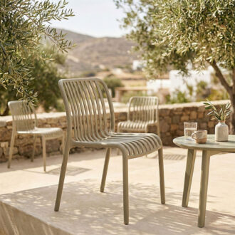 Alternative view of Καρέκλα Zoi pakoworld pp σε απόχρωση cappucino 42x58x79εκ