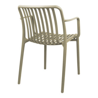 Alternative view of Πολυθρόνα Zoi pakoworld pp cappuccino 55.5x57.5x79εκ