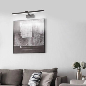 Alternative view of Φωτιστικό τοίχου-απλίκα Debiwen pakoworld led μέταλλο μαύρο 60x10x6εκ