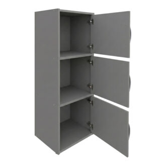 Alternative view of Ντουλάπι-στήλη Soline pakoworld ανοιχτό γκρι 40x34.5x90.5εκ