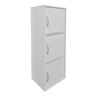 Ντουλάπι-στήλη Soline pakoworld λευκό 40x34.5x90.5εκ