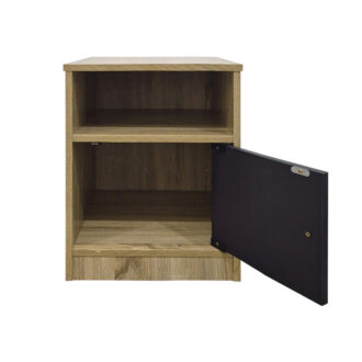 Alternative view of Κομοδίνο Lenea pakoworld sonoma-ανθρακί 40x40x50εκ