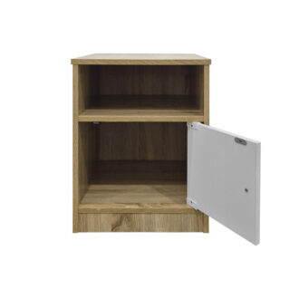 Alternative view of Κομοδίνο Lenea pakoworld sonoma-λευκό 40x40x50εκ