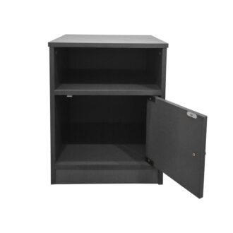 Alternative view of Κομοδίνο Lenea pakoworld ανθρακί 40x40x50εκ