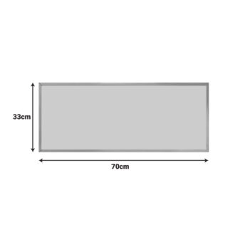 Alternative view of Πίνακας Riverta pakoworld με ψηφιακή εκτύπωση και πλαίσιο 70x2x33εκ