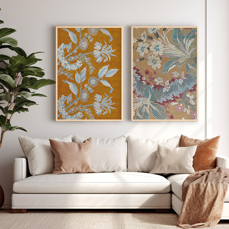 Πίνακας Fanea pakoworld δίπτυχος με ψηφιακή εκτύπωση και πλαίσιο 33x1.5x48εκ