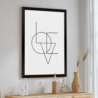 Alternative view of Πίνακας Felora pakoworld με ψηφιακή εκτύπωση και πλαίσιο 33x1.5x48εκ