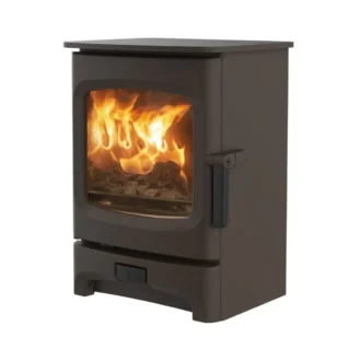 Charnwood Aire 3 Brown Low Stand Σόμπα Ξύλου