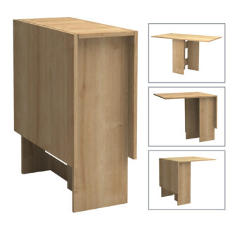 Τραπέζι Pepe Megapap επεκτεινόμενο χρώμα φυσικό οξιάς 28(56+56)x77x75εκ.