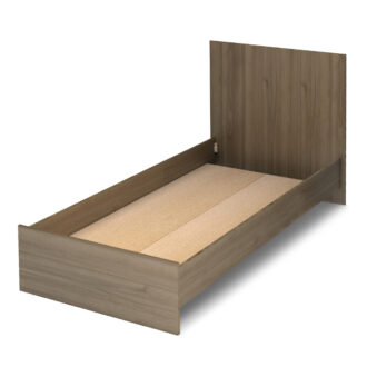 Alternative view of Κρεβάτι Troy Megapap χρώμα καρυδί 100x200εκ.