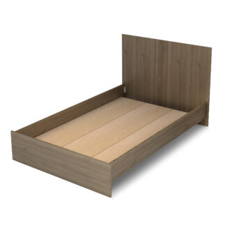 Alternative view of Κρεβάτι Troy Megapap χρώμα καρυδί 120x200εκ.