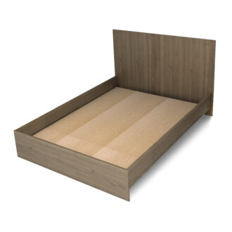 Alternative view of Κρεβάτι Troy Megapap χρώμα καρυδί 140x190εκ.