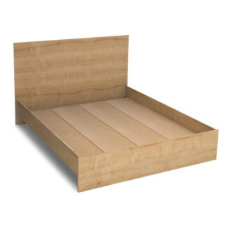 Alternative view of Κρεβάτι Troy Megapap χρώμα φυσικό οξιάς 150x200εκ.