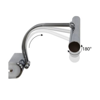 Alternative view of Απλίκα καθρέπτη μπάνιου LED Strop Megapap μεταλλική χρώμα χρωμίου 35εκ.