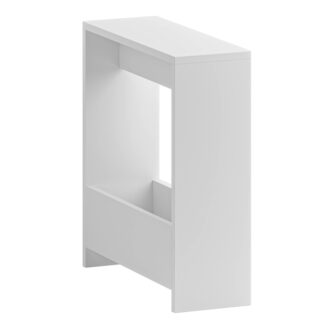 Alternative view of Τραπεζάκι βοηθητικό Simpi Megapap χρώμα λευκό 55x20x60εκ.