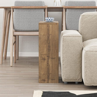 Alternative view of Τραπεζάκι βοηθητικό Simpi Megapap χρώμα ανοιχτό καρυδί 55x20x60εκ.