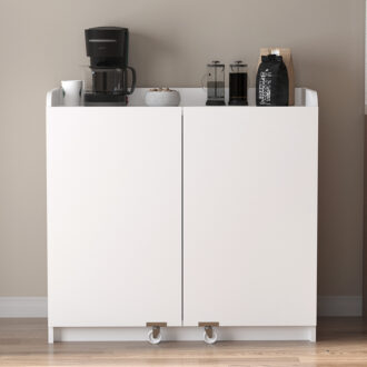 Alternative view of Ντουλάπι κουζίνας - μπάνιου Altay I Megapap χρώμα λευκό 97,8x44,1x91,5εκ.