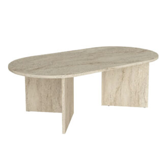 Alternative view of Τραπεζάκι σαλονιού Cortado Megapap χρώμα travertine 120x60x39,6εκ.