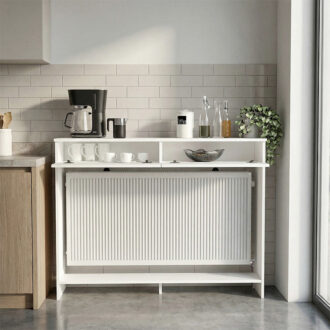 Alternative view of Κονσόλα - Κάλυμμα καλοριφέρ Opelya Megapap χρώμα λευκό 130x31,4x100εκ.