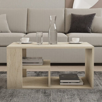 Alternative view of Τραπεζάκι σαλονιού Rodom Megapap χρώμα travertine 80x50x40εκ.