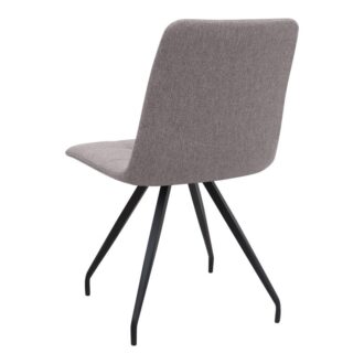 Alternative view of Σετ τραπεζαρία 5τμχ Darlen - Bianca Megapap χρώμα sencron black - ανοιχτό μπεζ 125x72x74εκ.