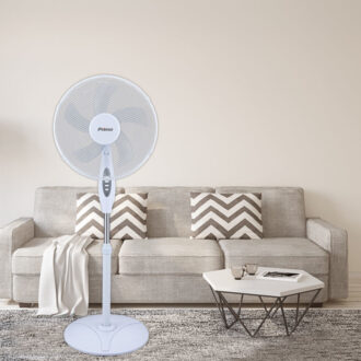 Alternative view of Ανεμιστήρας Ορθοστάτης PRSF-80716 Primo 40εκ. Λευκός/Γκρι